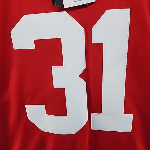 San Francisco 49ers Nike NFL Football Jersey Med Mostert 31 On Field New Stitch - Picture 10 of 15